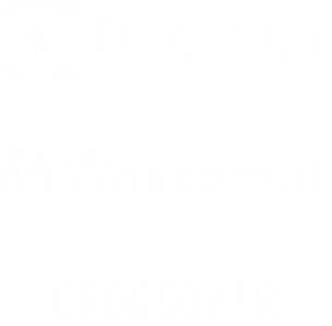 Logos of Electrolux, Wascomat, Crossover commercial coin laundry equipment for laundromats